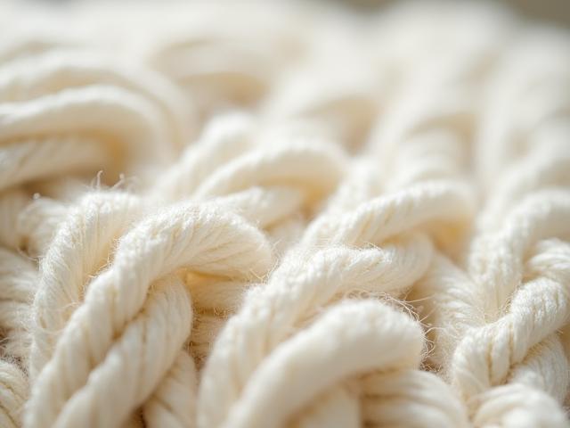 Chunky knit throw blanket