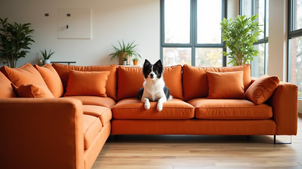 The Adapt Modular Sofa in a sun-drenched modern living room