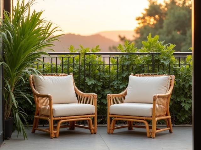 Sustainably sourced outdoor seating